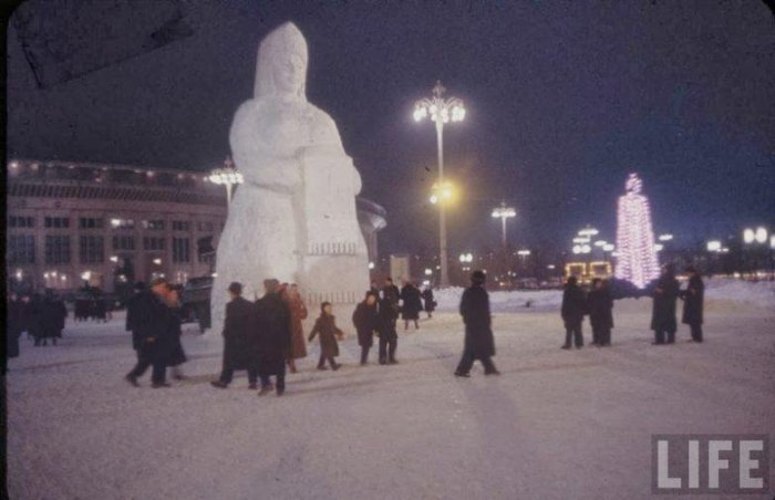 Московские дети зимой 1960-го года История,общество