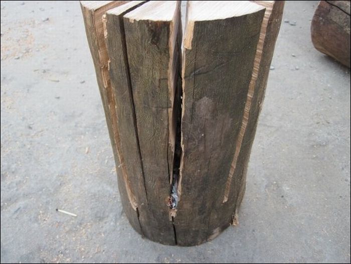 Финская комфорка из бревна Финская комфорка из бревна сделай сам