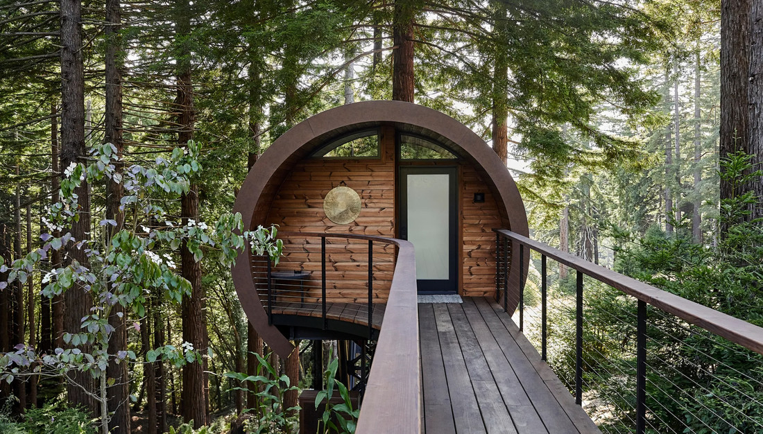 Жить в стильном доме в лесу со всеми удобствами? Вы удивитесь, но это возможно! архитектура,за рубежом,интерьер,коттеджи,модульные дома