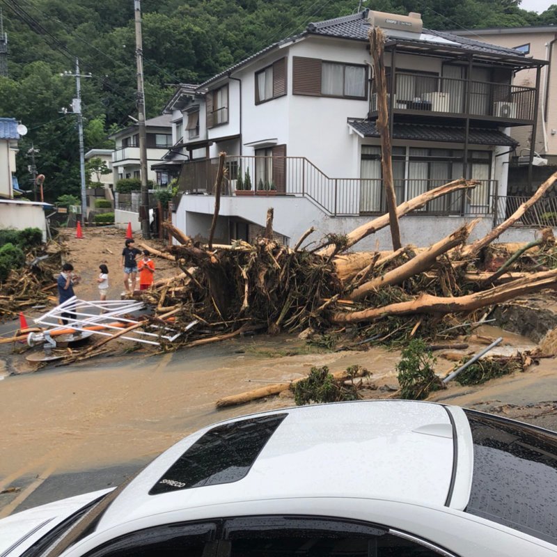 Апокалипсис наяву: Япония после наводнения #KURASHIKI, #Okayama, #hiroshima, ynews, наводнение, стихия, япония