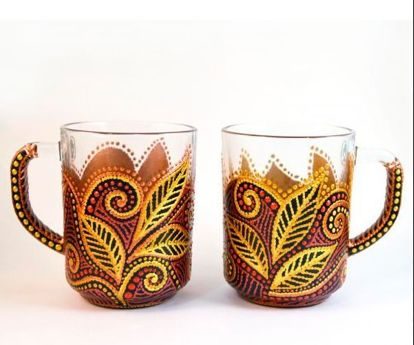 Идеи точечной росписи креатив,сделай сам,точеченая роспись