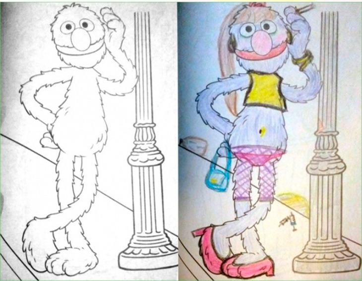 Почему не стоит доверять детские раскраски Папе