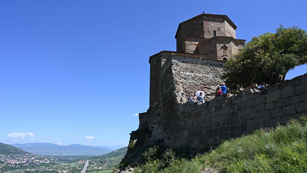 Монастырь Джвари в городе Мцхета в Грузии