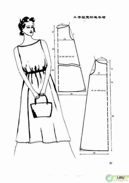 Простые интересные выкройки летних платьев выкройка платья,летние платья,одежда,своими руками