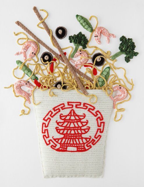 Вязаная еда от художницы Кейт Дженкинс вязаная еда,креатив,рукоделие,сделай сам