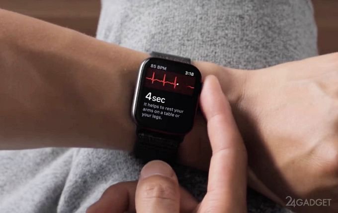 У европейцев появилась функция ЭКГ в Apple Watch Apple Watch,гаджеты,мир,технологии,ЭКГ