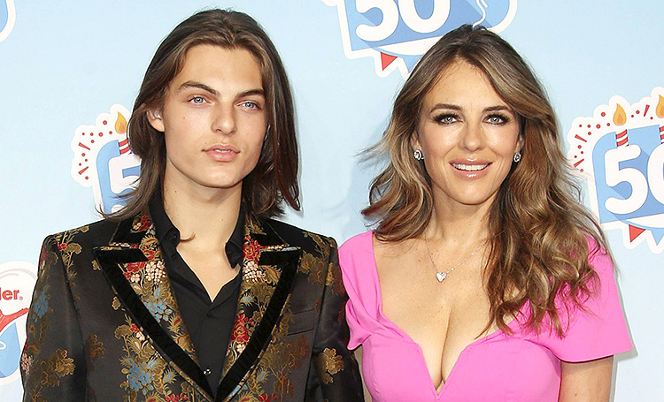 17-летний сын Элизабет Херли Дэмиан стал миллионером