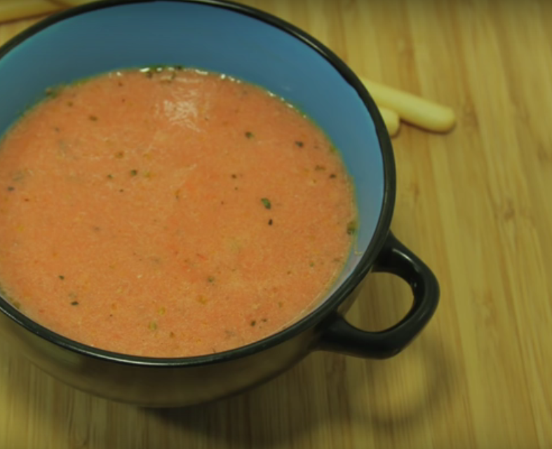 Невероятно вкусный томатный суп - пюре со сливками