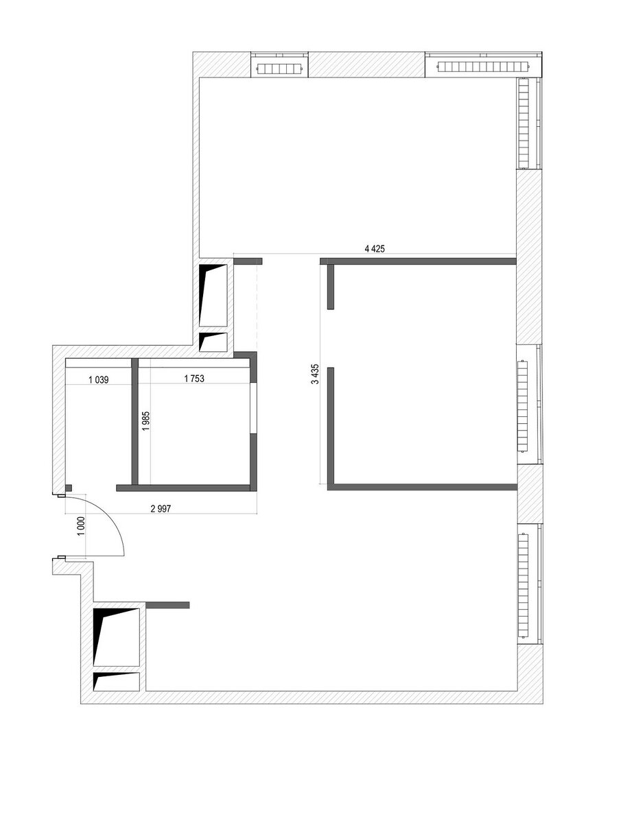 Интерьер, который легко менять по настроению: евротрешка 57 м² в стиле ваби-саби для девушки идеи для дома,Интерьер и дизайн