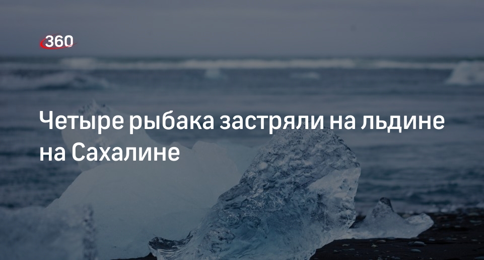 МЧС России: на Сахалине четыре рыбака застряли на льдине