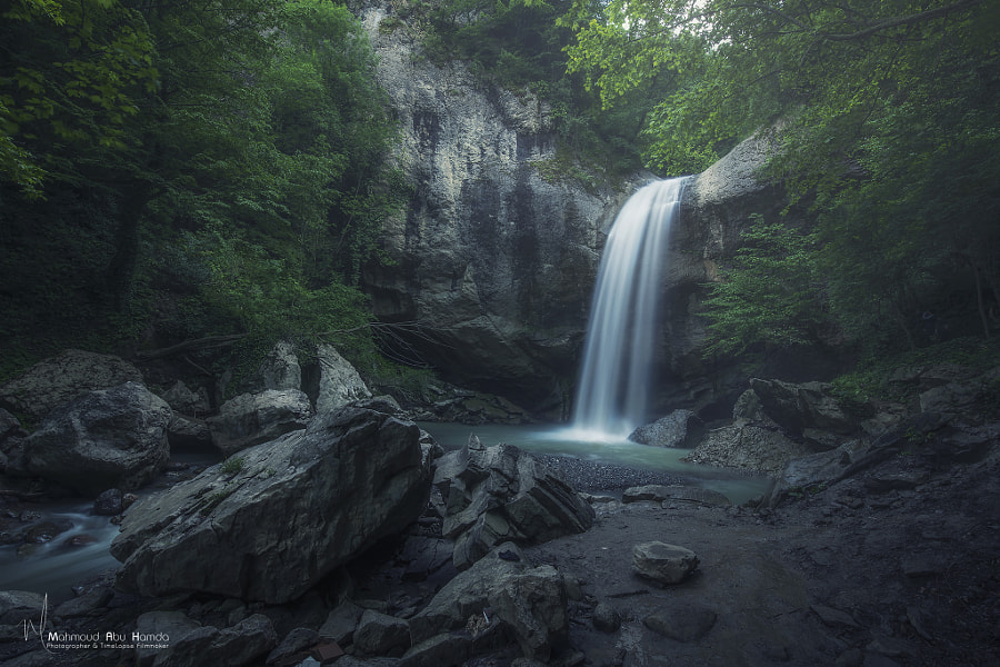 WaterFall  by Mahmoud abu hamda on 500px.com