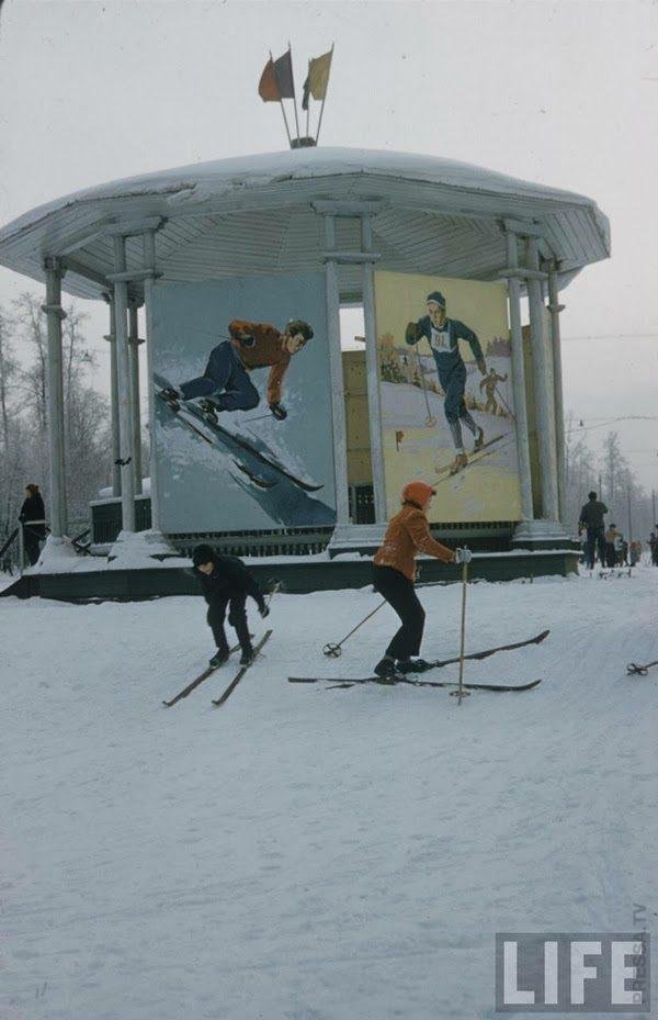 Московские дети зимой 1960-го года История,общество