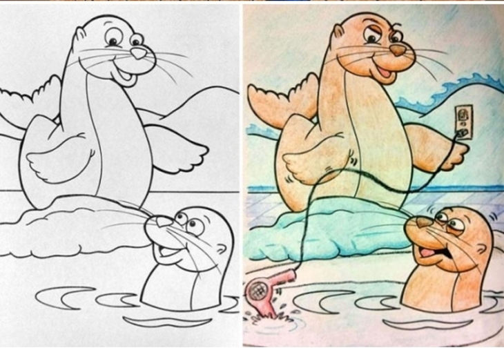 Почему не стоит доверять детские раскраски Папе 