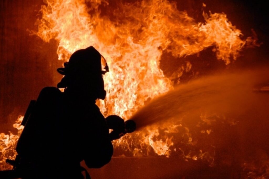 Более 200 человек эвакуированы с турбазы в Анапе из-за надвигающегося лесного пожара