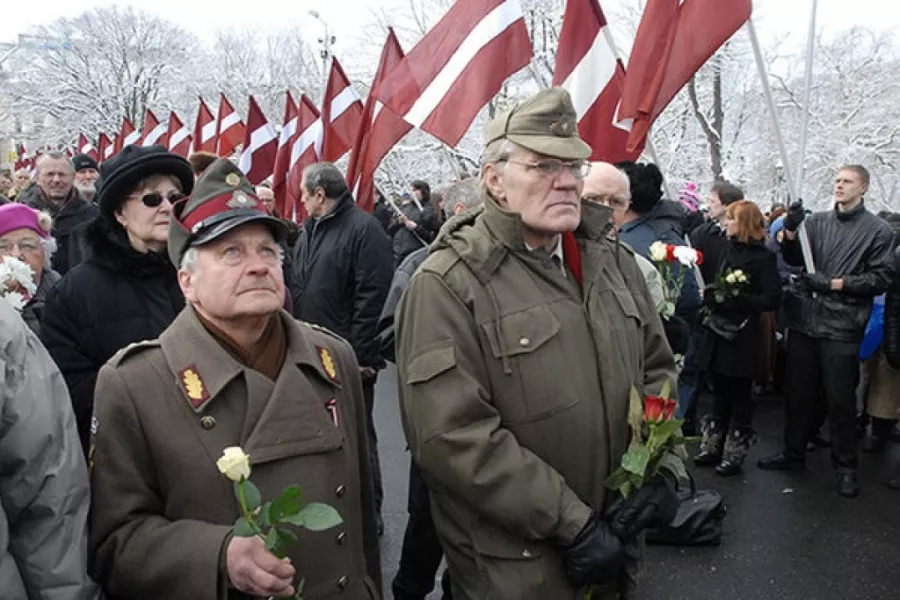 Латвия во второй раз за последние сто лет переходит под контроль нацистских политиков, а...