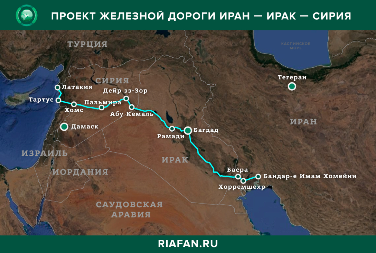 Карта дорог ирана