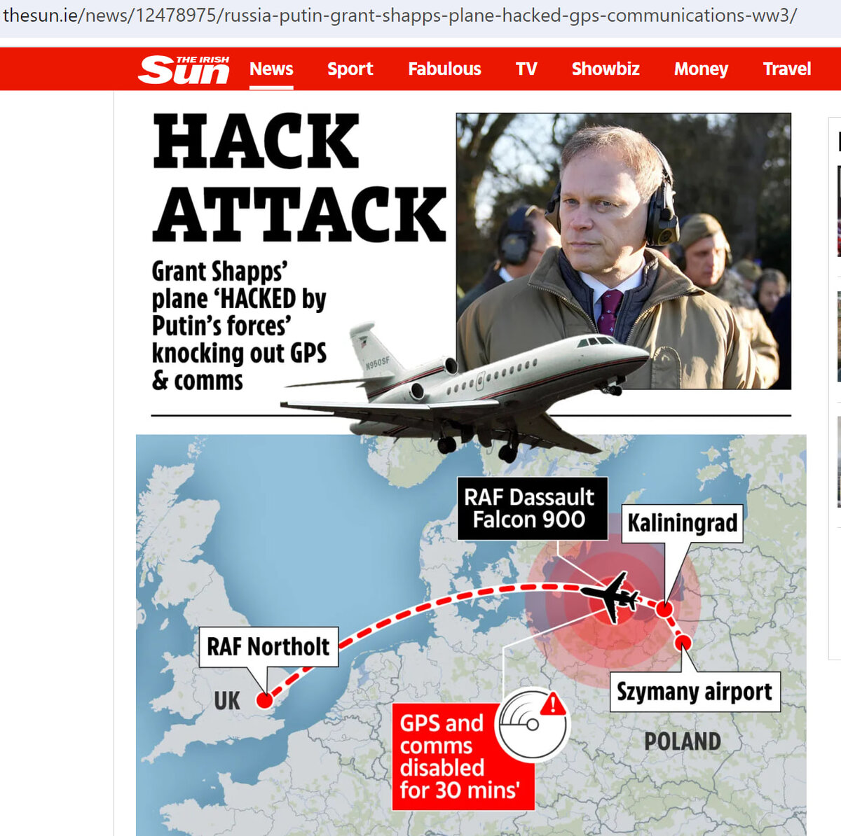    СКРИНШОТ: WWW.THESUN.IE