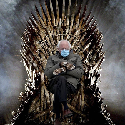 Шэрон Стоун, Дженнифер Энистон, Сара Джессика Паркер присоединились к флешмобу с мемами про Берни Сандерса Хроника