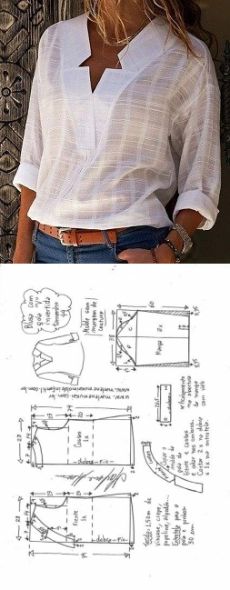 Выкройки блузок на все случаи жизни Выкройки блузок на все случаи жизни выкройки блузок