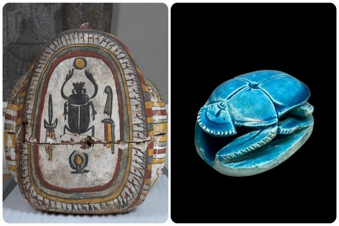 Скарабеи в египетском искусстве