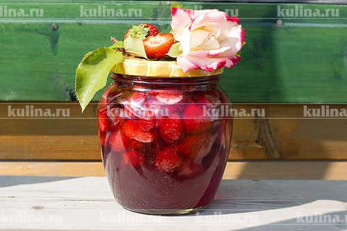 Варенье из клубники пятиминутка Вкусное варенье из клубники пятиминутка готово!