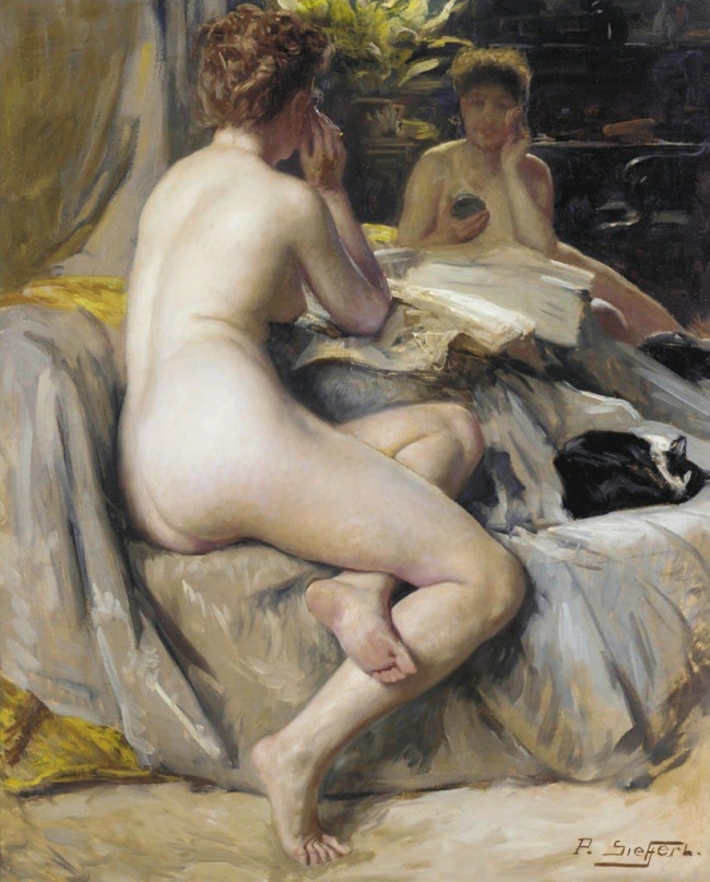 Ню в живописи. Художник Paul Sieffert (1874 – 1957)