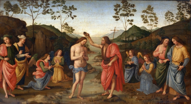 Пьетро Перуджино (последователь). Крещение Христа
