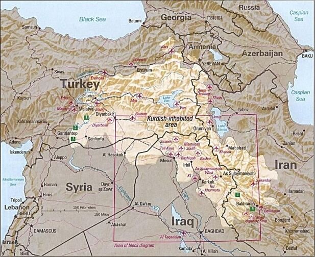 Территория, населенная курдами