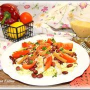 Салат  Яркий  + ароматный соус