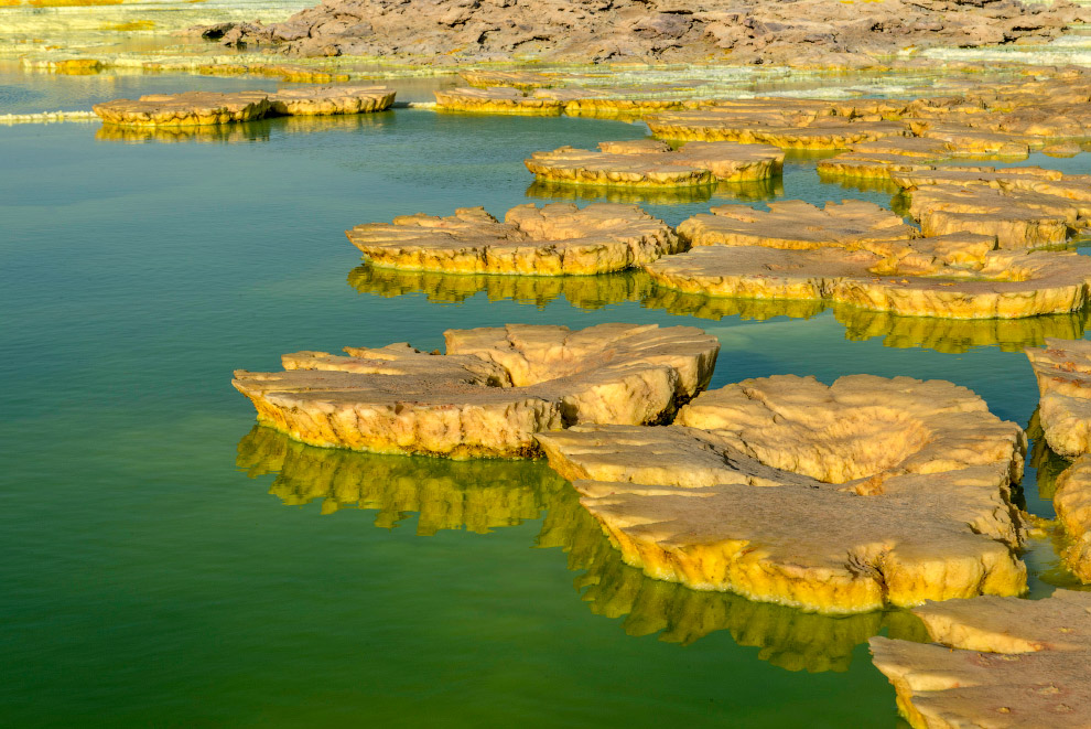 Acid pools in East Africa