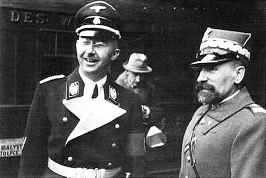 Польский генерал Заморский и автор «окончательного решения еврейского вопроса» Генрих Гиммлер