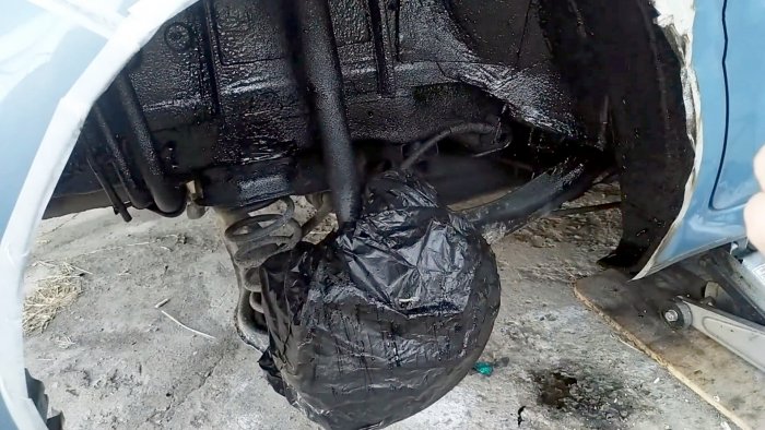 Делаем вечный антикор для арок и днища Делаем вечный антикор для арок и днища