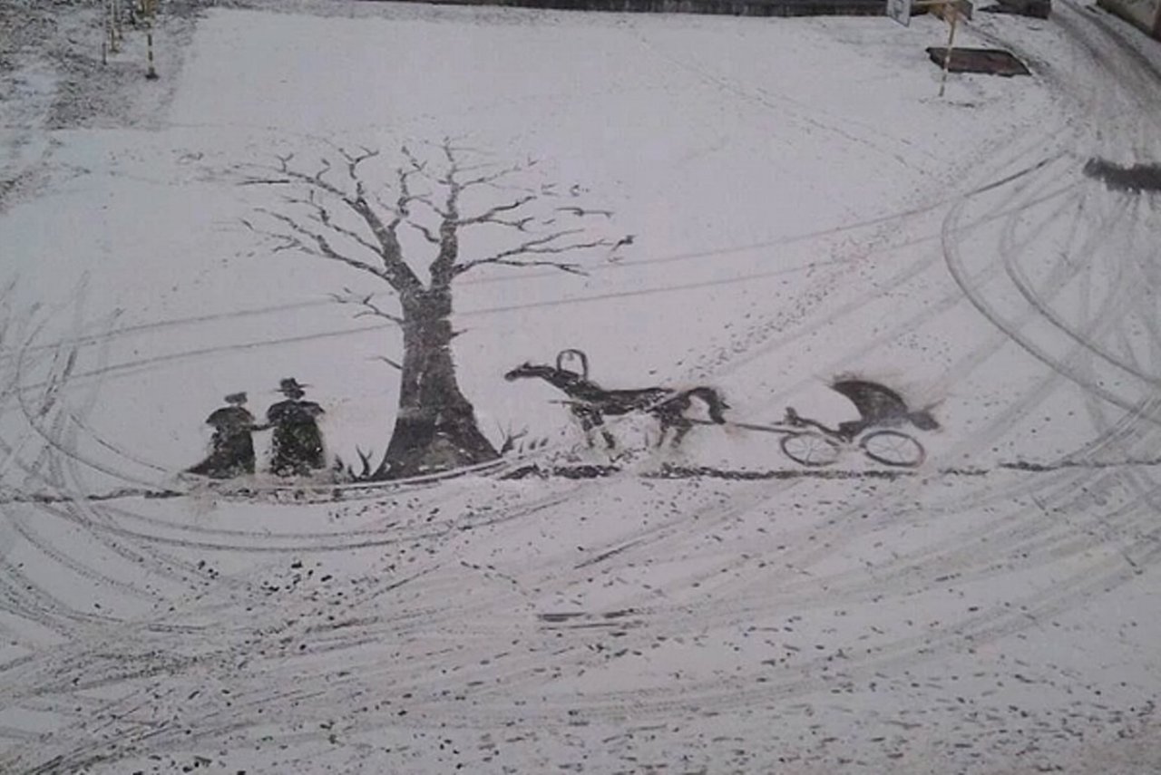 Рисунок снега