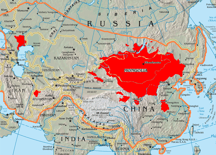 Как монголы завоевали и потеряли Азию, строили коммунизм и нашли покой в буддизме г,Москва [1405113]