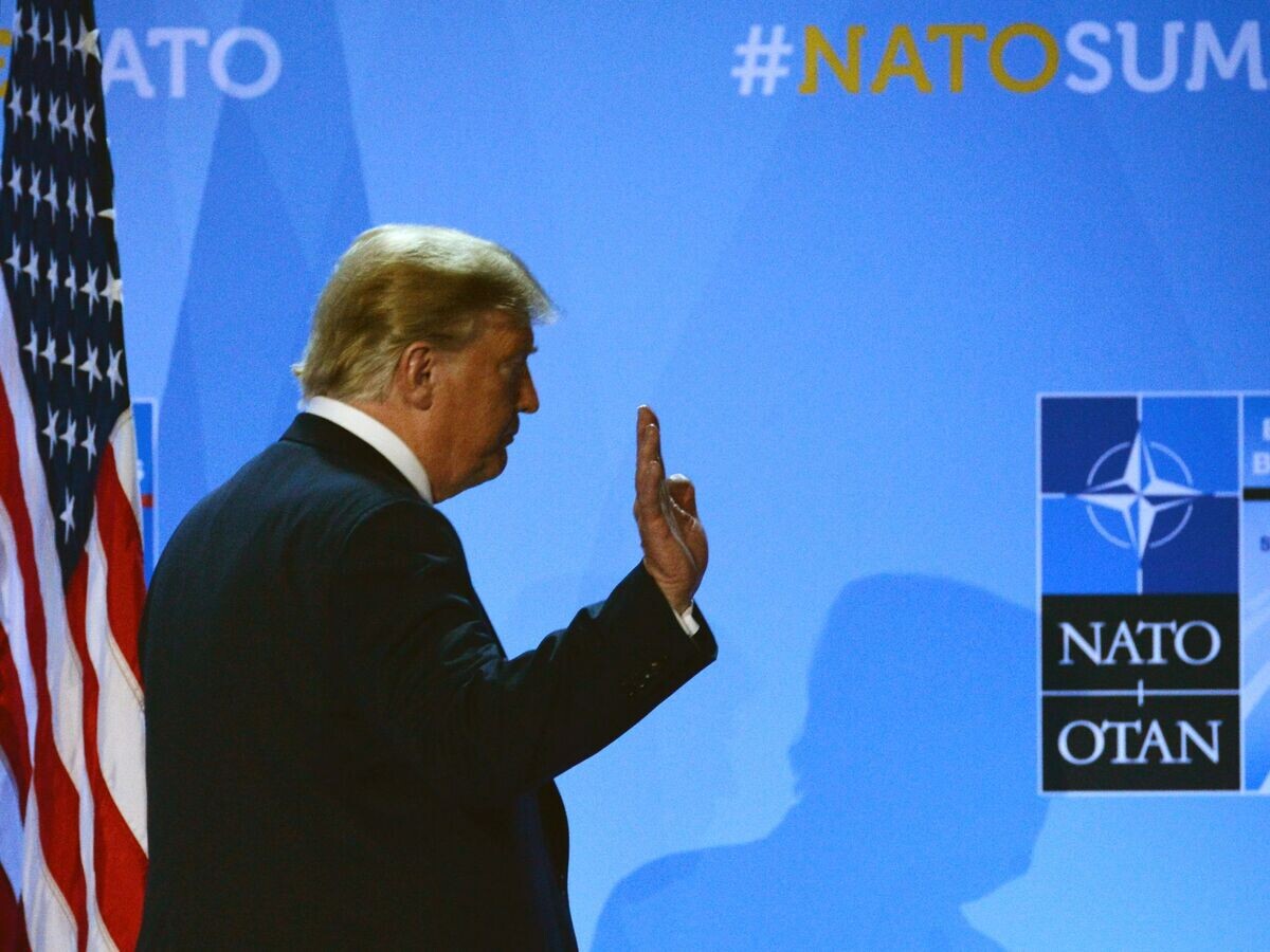    Президент США Дональд Трамп на саммите НАТО© РИА Новости / Алексей Витвицкий