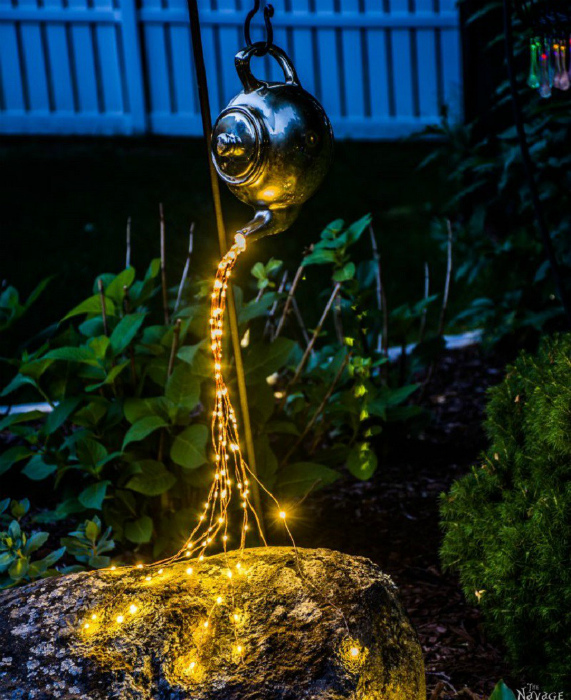 Фантастический ночник из гирлянды. Фантастический ночник из гирлянды.