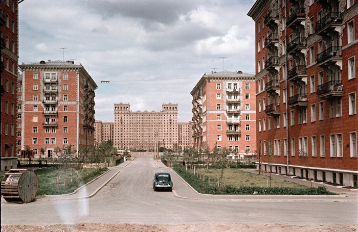 Москва 1950-х в цвете 