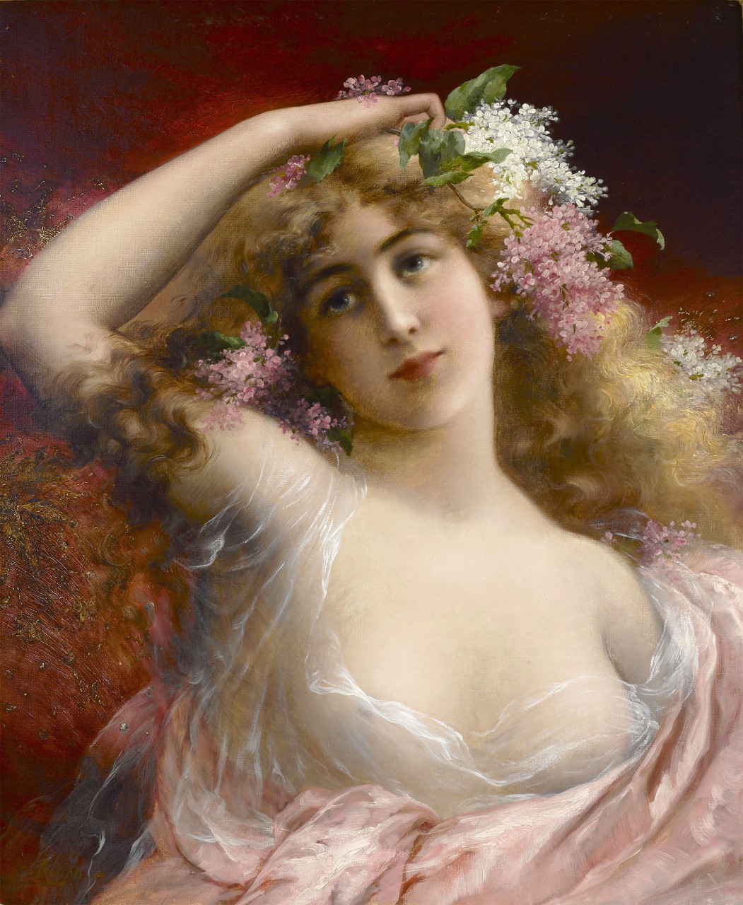 Женские портреты французского художника Эмиля Вернона Женские портреты французского художника Эмиля Вернона