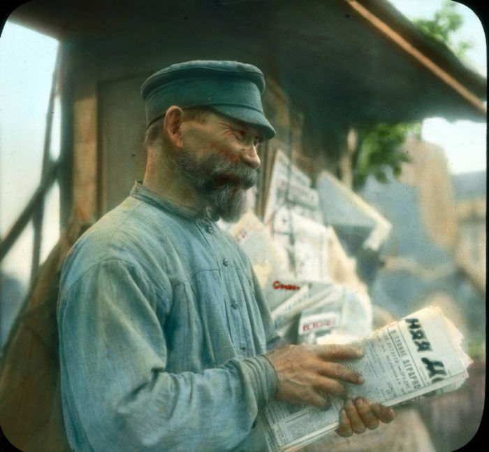 Редчайшие снимки цветной Москвы 1931 года в цвете (77 фото)