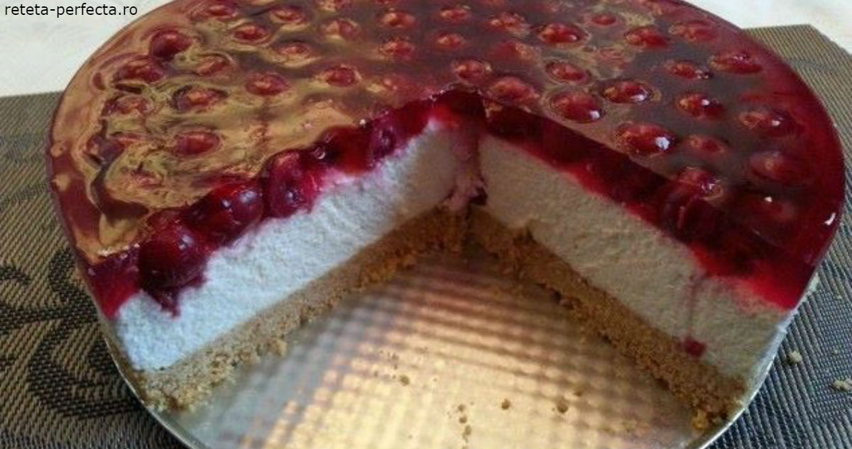 Чизкейк с вишней - блестящий рецепт без выпечки!