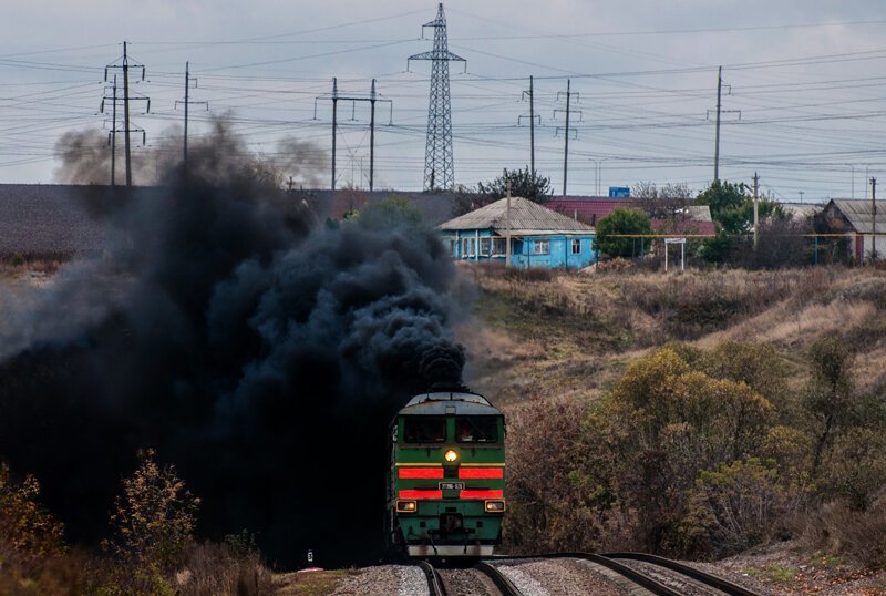 Романтическое железнодорожье путешествия