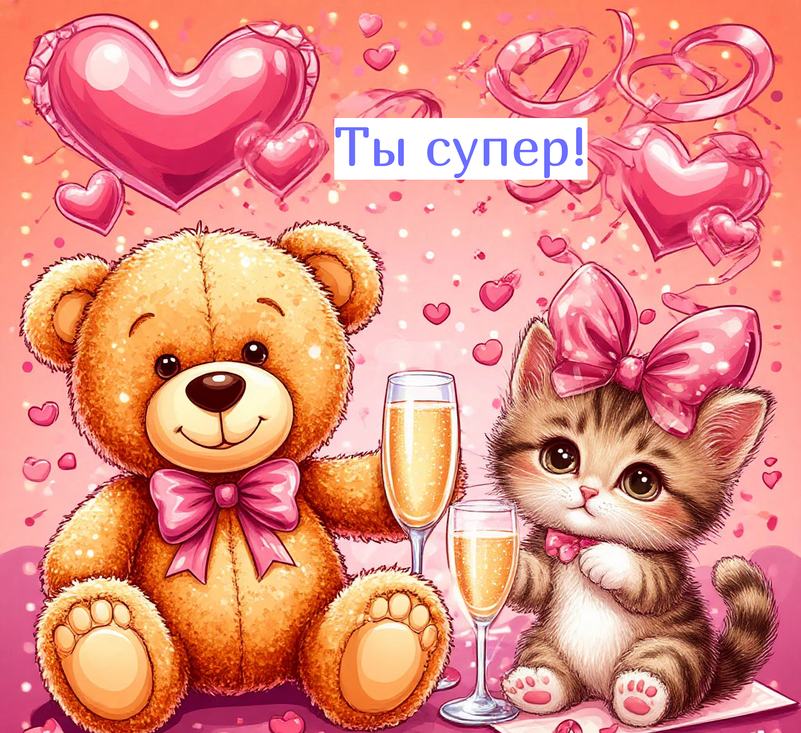 Открытки на все случаи жизни: как сделать картинку в стиле «Одноклассников» — 5 промтов для нейросети стиле, открытки, надпись, Фон —, центре, Стиль, золотыми, буквами, крупными, «Одноклассников», эффектом, ностальгический, Вокруг —, Открытка, золотая, сердечки, смешной, тенью, хотите, элементами