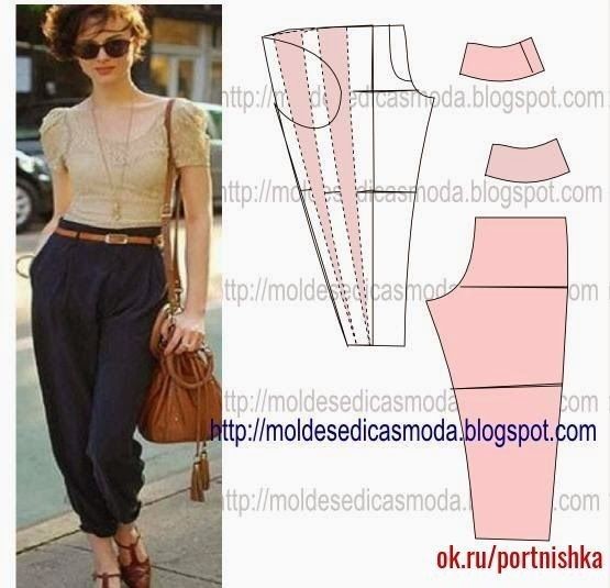 Моделирование женских брюк брюки,крой и шитьё,одежда,своими руками