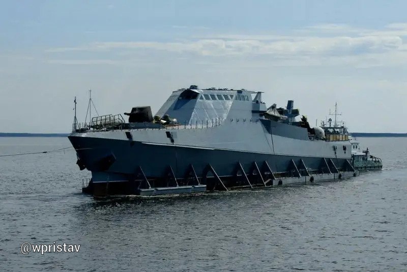Спущенный на воду в Зеленодольске патрульный корабль «Виктор Великий» проекта