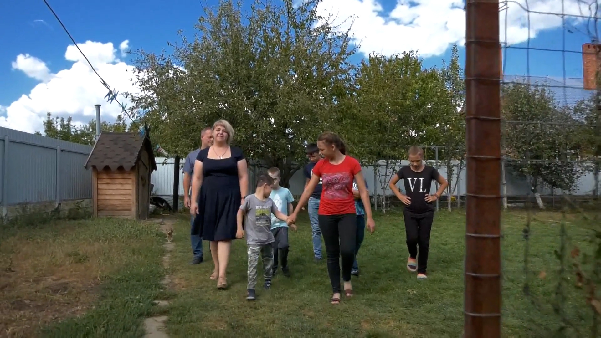 Семья из Краснодарского края воспитывает восемь детей с особенностями развития