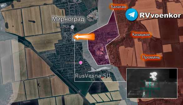 идёт продвижение в нескольких кварталах (КАРТА) | Русская весна