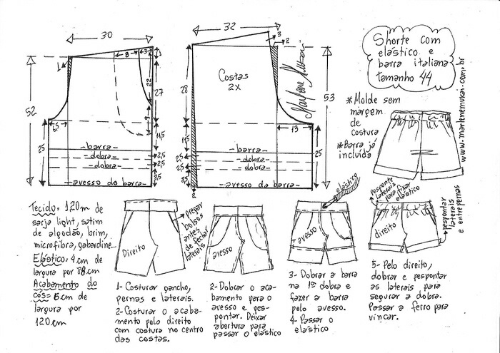 Выкройки широких шортов к жакету Выкройки широких шортов к жакету выкройка шортов,сделай сам,шитьё и крой