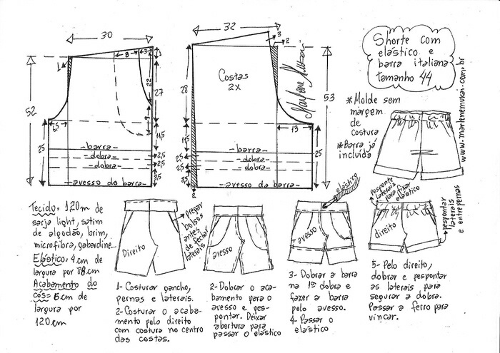 Выкройки широких шортов к жакету выкройка шортов,сделай сам,шитьё и крой
