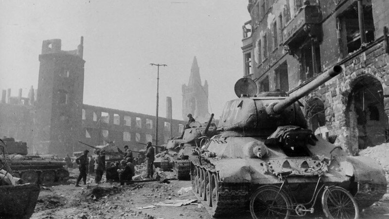 Кёниксберг (Калиниград). апрель 1945 г. #Фотографии, #история, #факты, .война