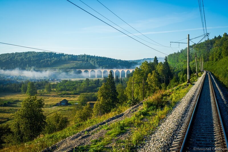 Романтическое железнодорожье путешествия